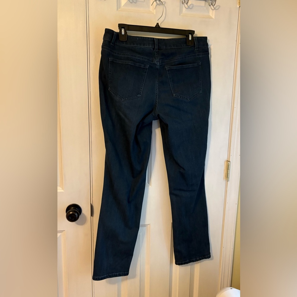 Christopher & Banks Blue Straight Leg Jeans - Picture 6 of 7